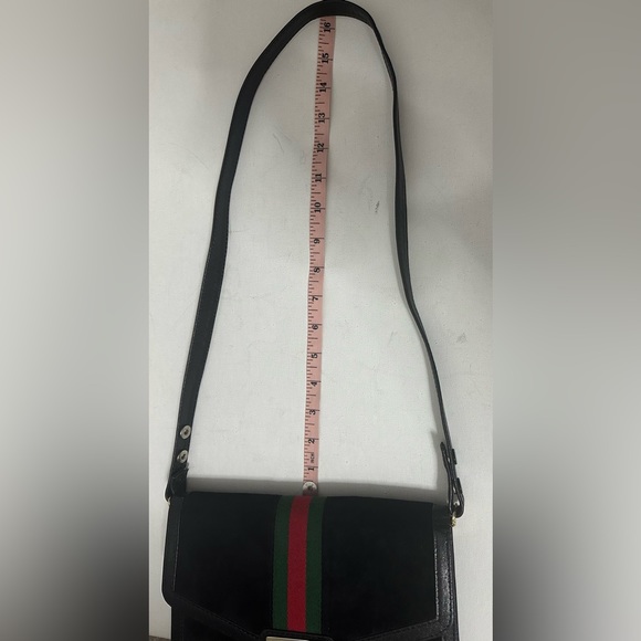 Vintage suede leather purse - Picture 9 of 11